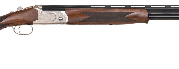 Mossberg 75492 Gold Reserve  28 Gauge Break Open 3" 2rd 28" Blue Polished Over/Under Vent Rib Barrel, Silver w/Engraved Scroll & Gold Inlay Receiver, Grade A Walnut Stock