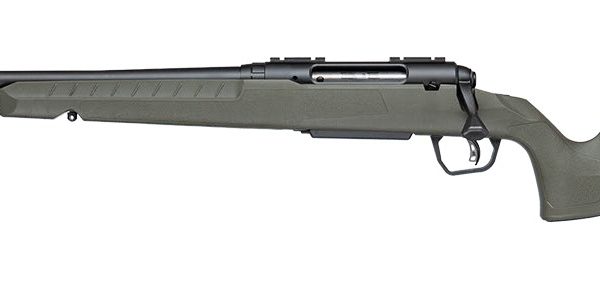 Savage Arms 33145 Axis 2 270 Win 4+1 20" Matte Black Carbon Steel Threaded Barrel, Drilled & Tapped Receiver, OD Green Fixed w/Pistol Grip Synthetic Stock, Left Hand