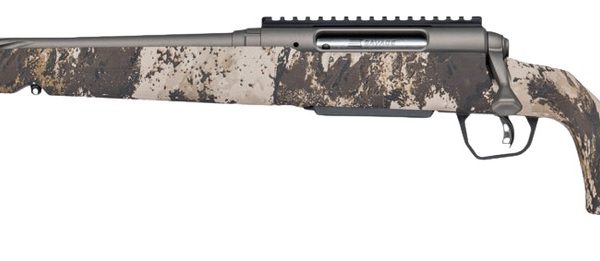 Savage Arms 33258 Axis 2 Pro 6.5 Creedmoor 4+1 20" Gun Metal Bronze Cerakote Spiral Fluted Threaded Barrel & Receiver w/Picatinny Rail, Savage Western Camo Fixed w/Pistol Grip Synthetic Stock, Left Ha