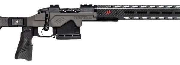 Fierce Firearms REPHT7PRC22TU Reaper H-Tac 2.0 7mm PRC 3+1 22" Carbon Fiber Match Grade Threaded Barrel, Tungsten Cerakote Receiver w/Picatinny Rail, M-LOK/ARCA Rail Handguard, Carbon Matrix Push Butt