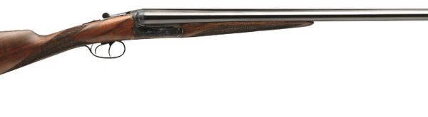 Dickinson LLC  Estate Break Open 2.75" 2rd 28" Side By Side Barrel, True Bone-Charcoal Case Hardening Receiver, English Style Turkish Walnut Stock