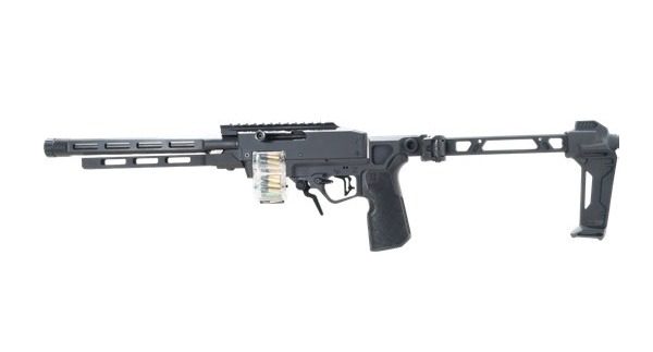 Tandem Kross FA41N0602BBB1 ADX 22 LR 20+1 10.20" Black Threaded Barrel, Black Anodized Receiver w/Picatinny Rail, M-LOK Handguard, Strike FSA Single Folding Brace, Polymer Grip, Left Hand
