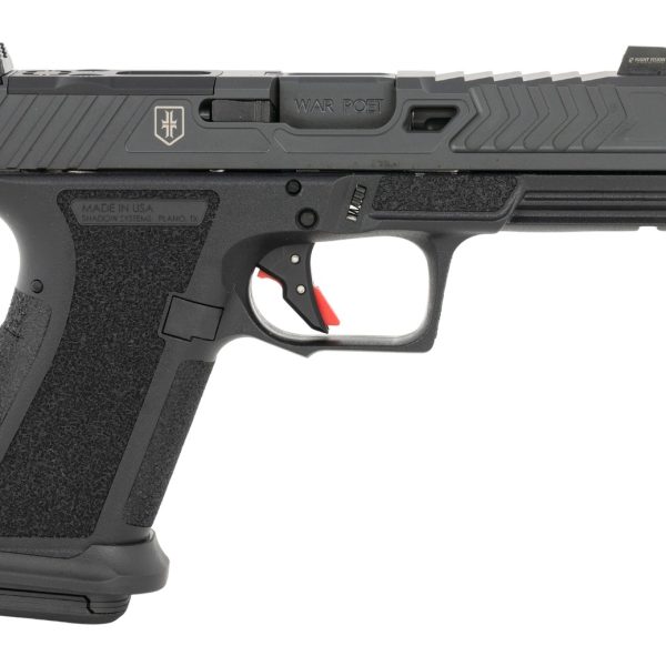 Shadow Systems SS-1075-B MR920 War Poet 9mm Luger 15+1, 5" Black Nitride Match Grade/Spiral Fluted/Threaded Barrel & Optic Cut/Serrated/Window Cut Stainless Steel Slide, Polymer Frame w/Beavertail & P