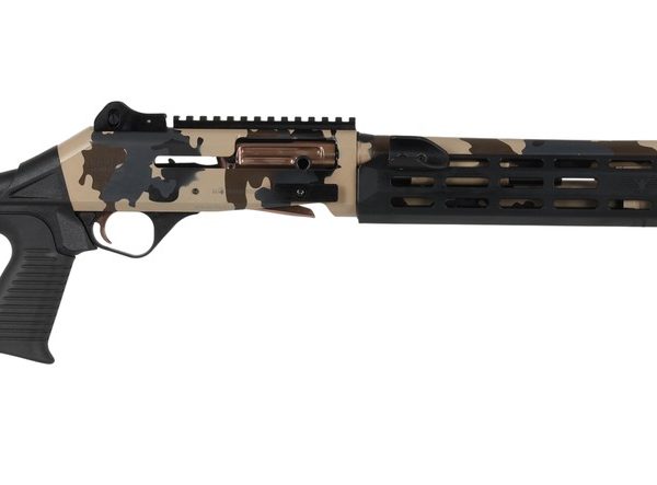 Panzer Arms PAM4CSSFCTMFSS M4 Speed Pro 12 Gauge Semi-Auto 3" 5+1 18.50" FDE Scorpion Camo w/Titanium Accents Ported Barrel & Aluminum Receiver w/Picatinny Rail, M-LOK Handguard, FDE Scorpion Camo Ske