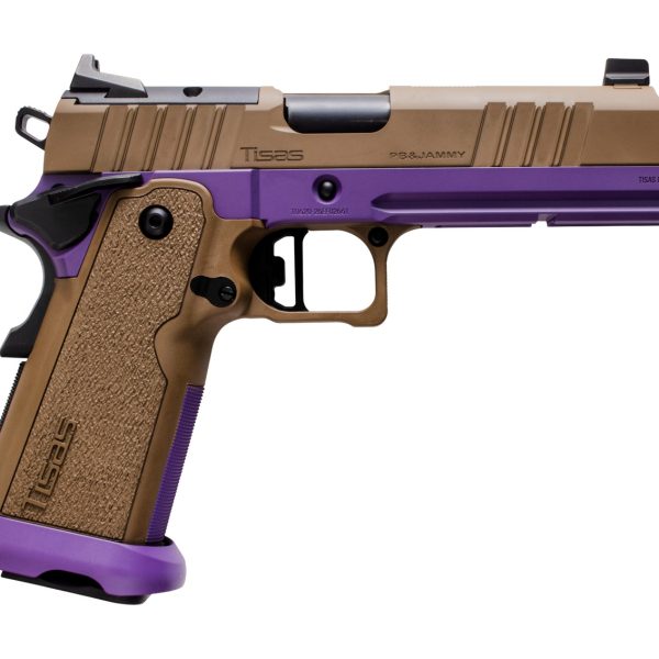 Tisas Arms Customs 12500035AA19 1911 Sports South Exclusive 9mm Luger 18+1 5" Carbon Steel Optic Ready Slide