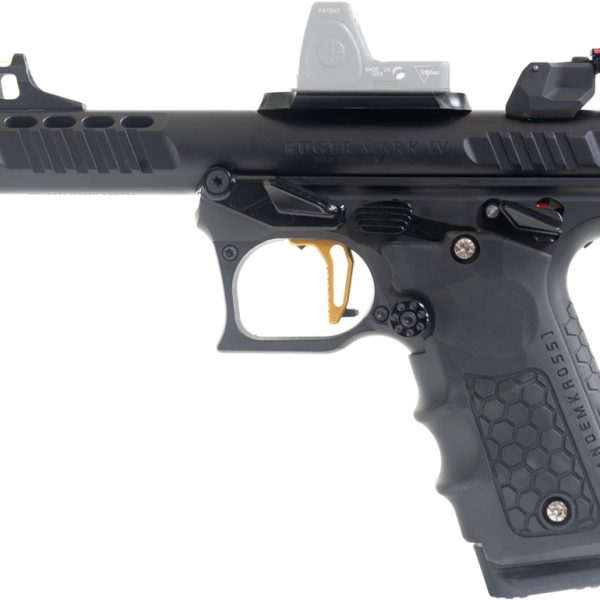 TANDEM RUGER MARK IV 22/45 RACE GUN BLK/GOLD