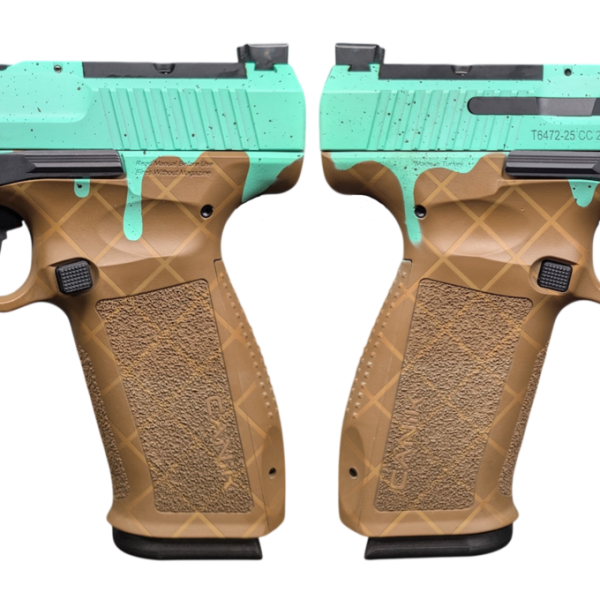 CANIK METE SFT ONE SERIES 9MM MINT CHOC CHIP PSTL 4.46 BRL 1-18RD MAG