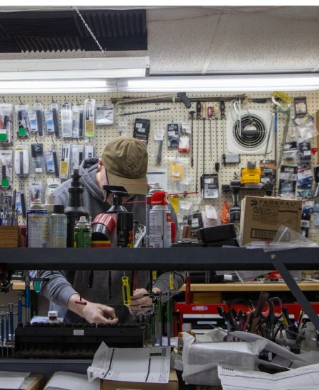 Behind The Bench At Elk River Guns